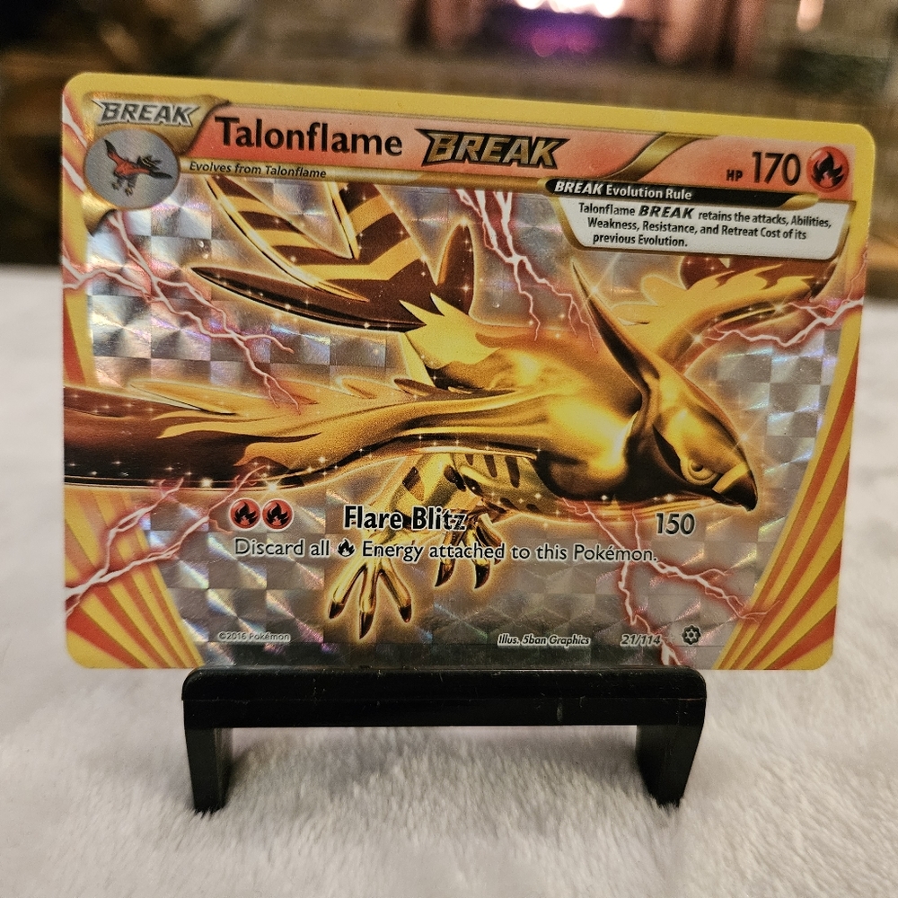Talonflame Pokemon card